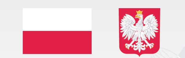flaga i godło Polski